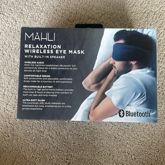 Mahli Wireless Eye Mask with Built-in Speaker - Picture 2 of 4